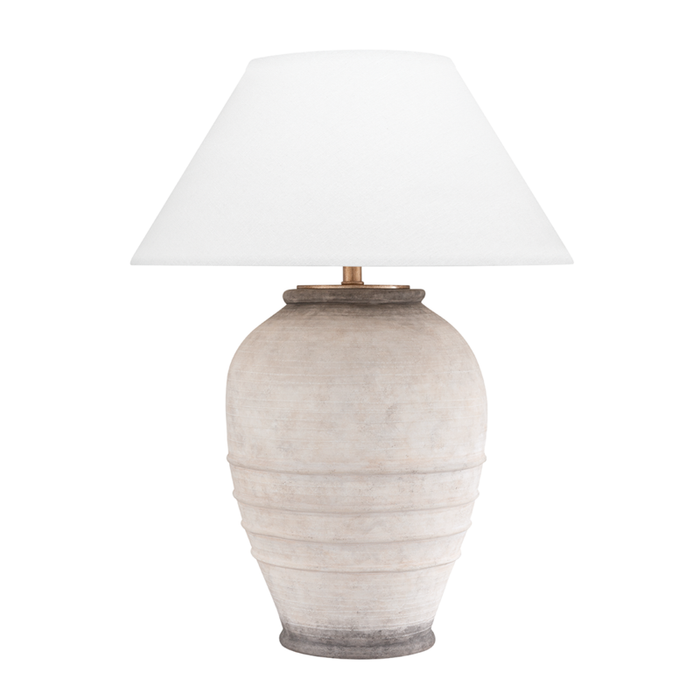 Hudson Valley Decatur 1 Light Table Lamp Model: L1371-ASH