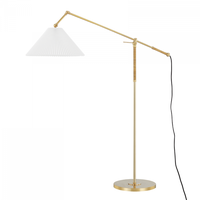 Hudson Valley Dorset 1 Light Floor Lamp Model: MDSL512-AGB