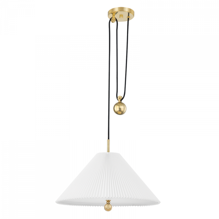 Hudson Valley Dorset 1 Light Pendant Model: MDS511-AGB