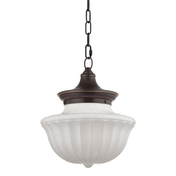 Hudson Valley Dutchess 1 Light Medium Pendant Model: 5012-AGB