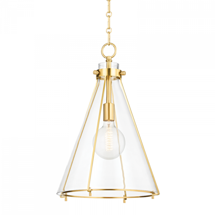 Hudson Valley Eldridge 1 Light Pendant Model: 7304-OB