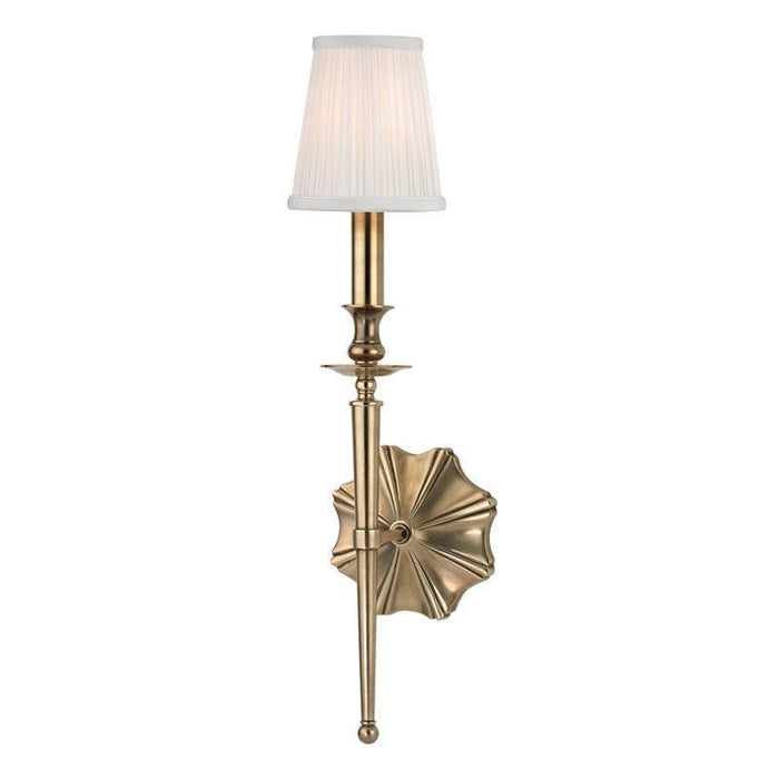 Hudson Valley Ellery 1 Light Wall Sconce Model: 9921-AGB