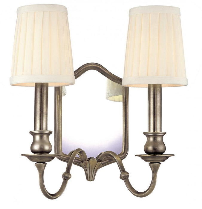 Hudson Valley Endicott 2 Light Mirrored Wall Sconce Model: 272-ON