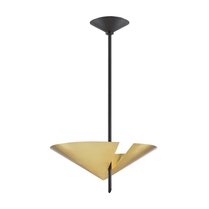 Hudson Valley Equilibrium 2 Light Pendant Model: 9711-AGB/BK