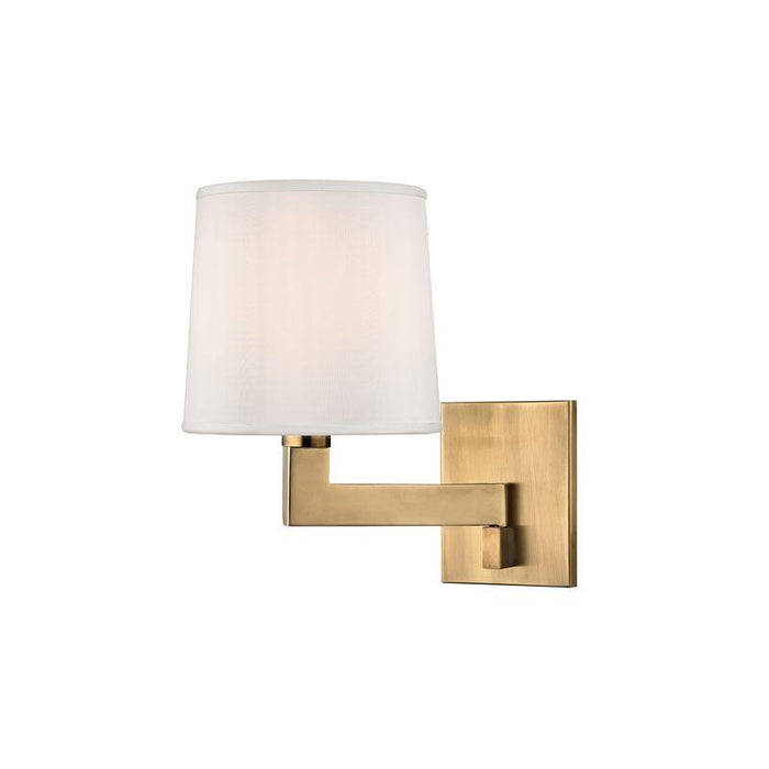 Hudson Valley Fairport 1 Light Wall Sconce Model: 5931-AGB