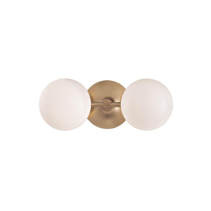 Hudson Valley Fleming 2 Light Bath Bracket Model: 4742-AGB