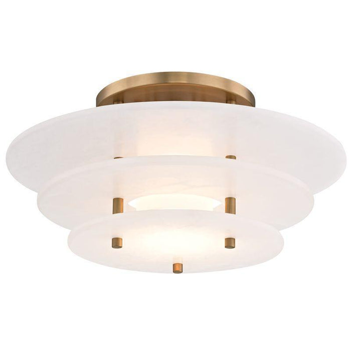 Hudson Valley Gatsby LED Flush Mount Model: 9016F-AGB