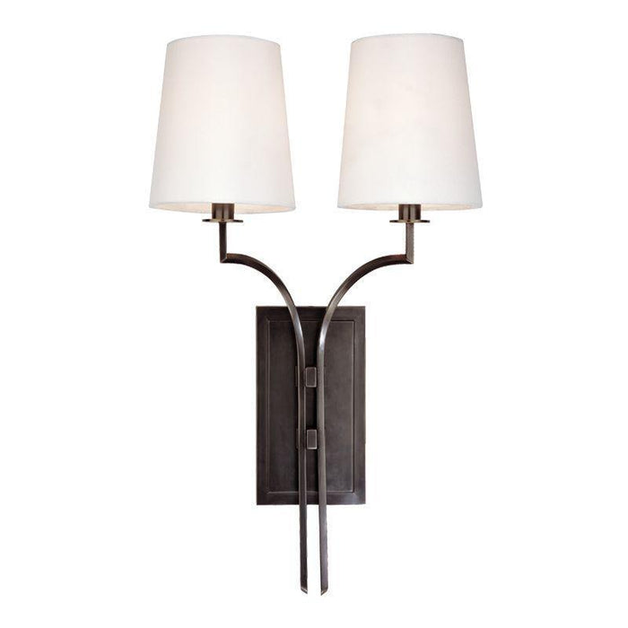 Hudson Valley Glenford 2 Light Wall Sconce Model: 3112-AGB