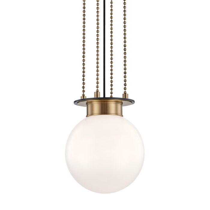 Hudson Valley Gunther 1 Light Small Pendant Model: 2011-AOB