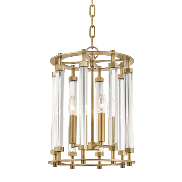 Hudson Valley Haddon 4 Light Pendant Model: 2812-AGB