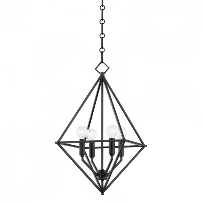 Hudson Valley Haines 4 Light Small Pendant Model: 3117-AI