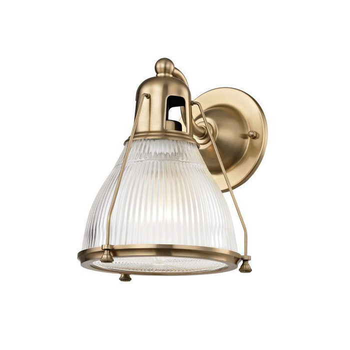 Hudson Valley Haverhill 1 Light Wall Sconce Model: 7301-AGB