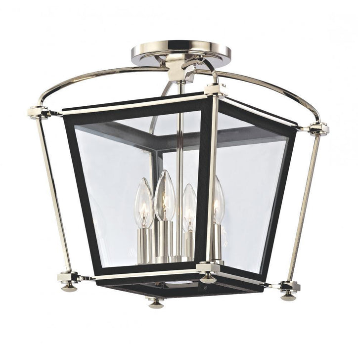 Hudson Valley Hollis 4 Light Semi Flush Model: 3610-AGB