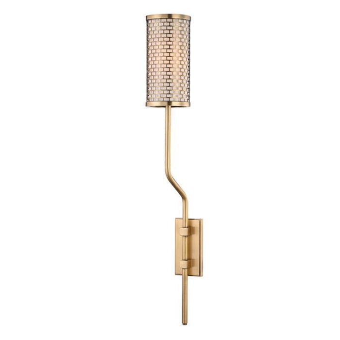 Hudson Valley Hugo 1 Light Wall Sconce Model: 3921-AGB