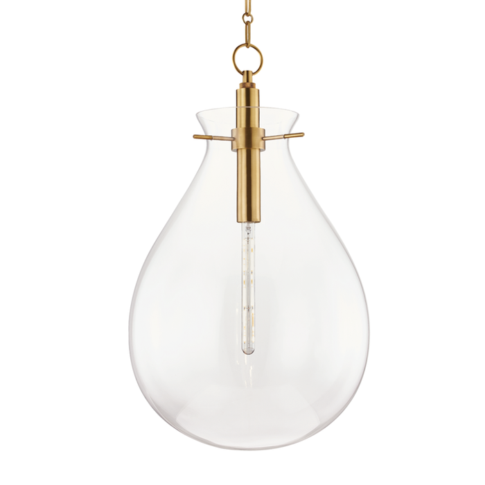 Hudson Valley Ivy 1 Light Large Pendant Model: BKO103-PN