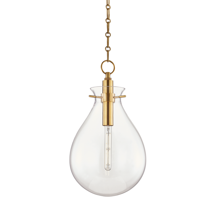 Hudson Valley Ivy 1 Light Medium Pendant Model: BKO102-PN