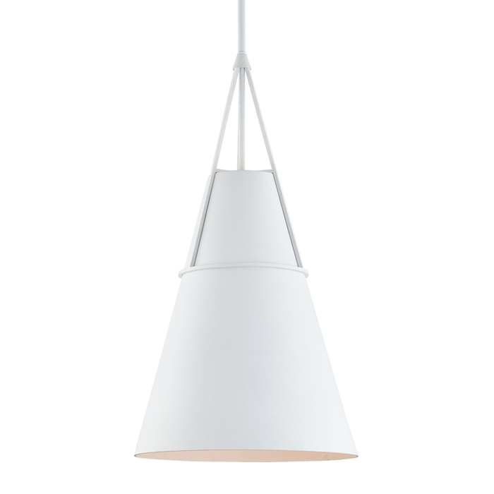 Hudson Valley Lange 1 Light Large Pendant Model: 9914-WP