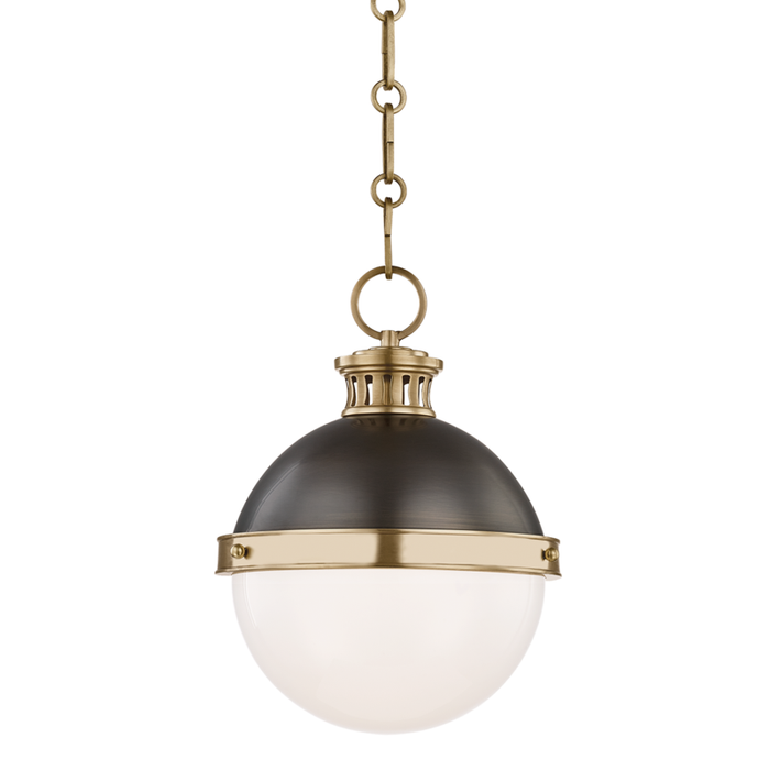 Hudson Valley Latham 1 Light Small Pendant Model: 4019-PN