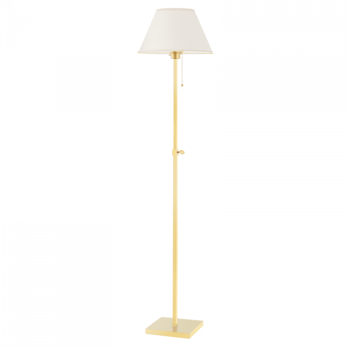 Hudson Valley Leeds 1 Light Floor Lamp Model: MDSL133-PN