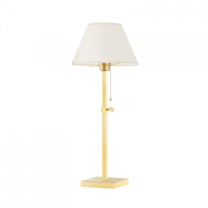 Hudson Valley Leeds 1 Light Table Lamp Model: MDSL132-PN