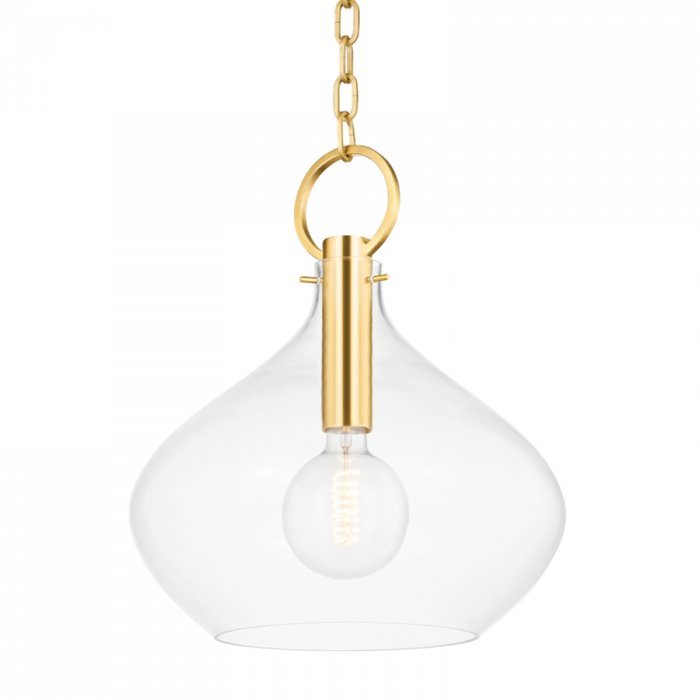 Hudson Valley Lina 1 Light Large Pendant Model: BKO253-PN