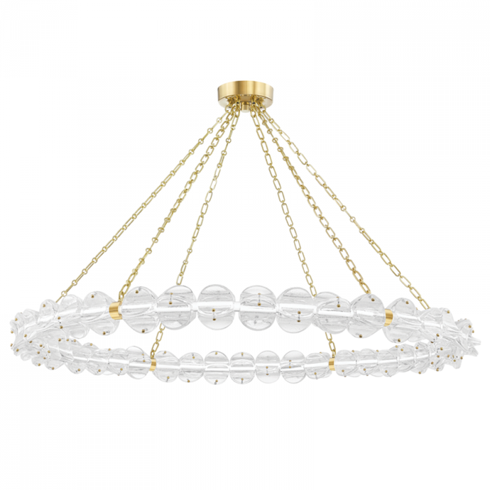 Hudson Valley Lindley Large LED Chandelier Model: 1955-AGB