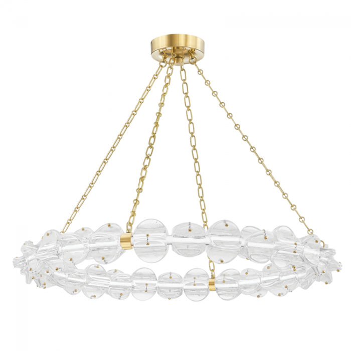 Hudson Valley Lindley Small LED Chandelier Model: 1938-AGB