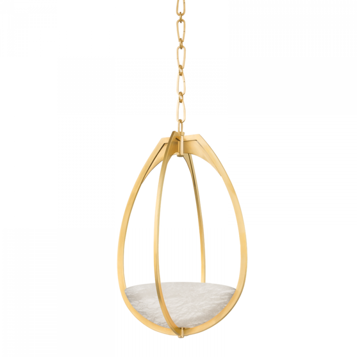 Hudson Valley Lloyd 1 Light Pendant Model: 4313-AGB