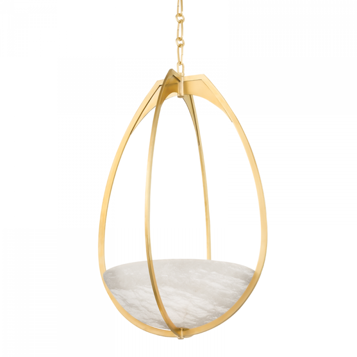 Hudson Valley Lloyd 1 Light Pendant Model: 4319-AGB