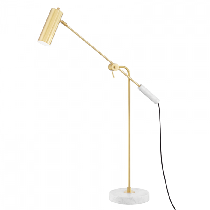 Hudson Valley Lockport 1 Light LED Floor Lamp Model: L1669-AGB