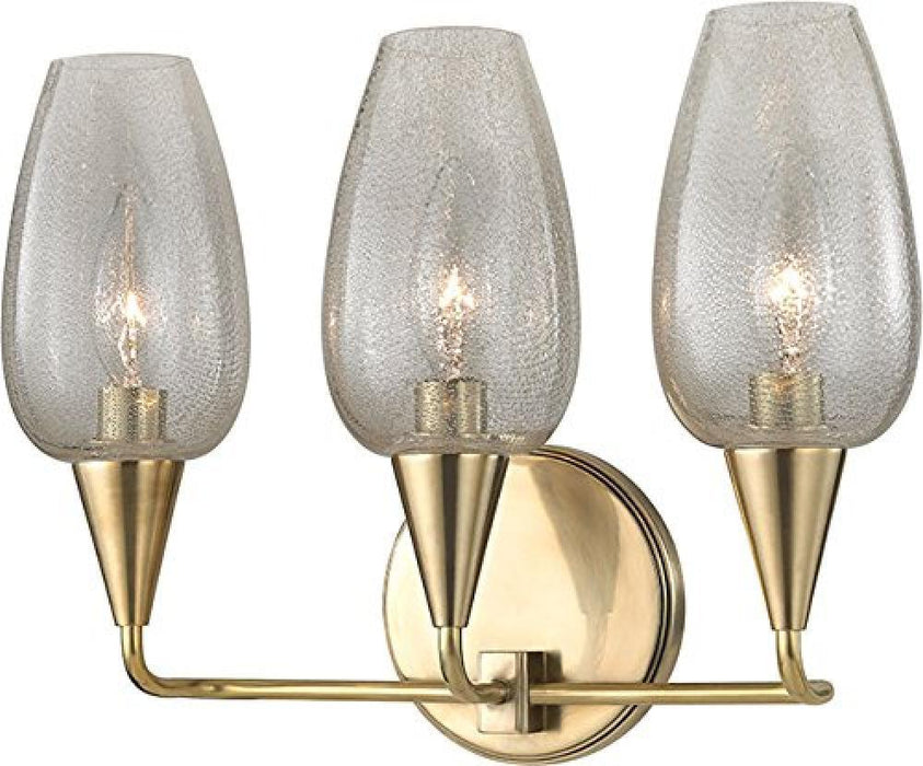 Hudson Valley Longmont 3 Light Wall Sconce Model: 4703-AGB