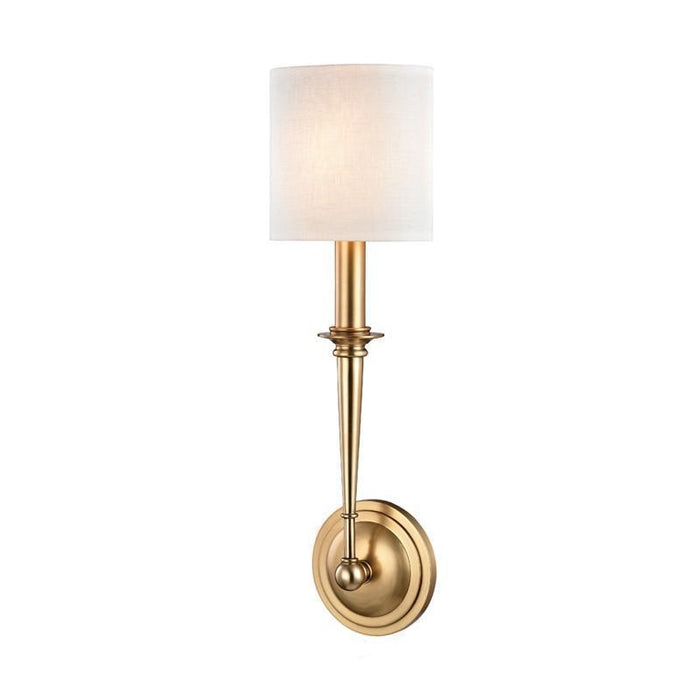 Hudson Valley Lourdes 1 Light Wall Sconce Model: 1231-AGB