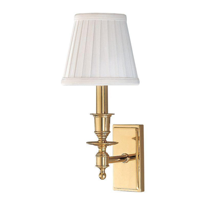 Hudson Valley Ludlow 1 Light Wall Sconce Model: 6801-AGB