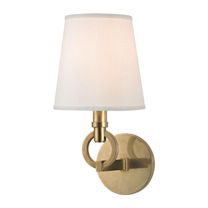 Hudson Valley Malibu 1 Light Wall Sconce Model: 611-AGB