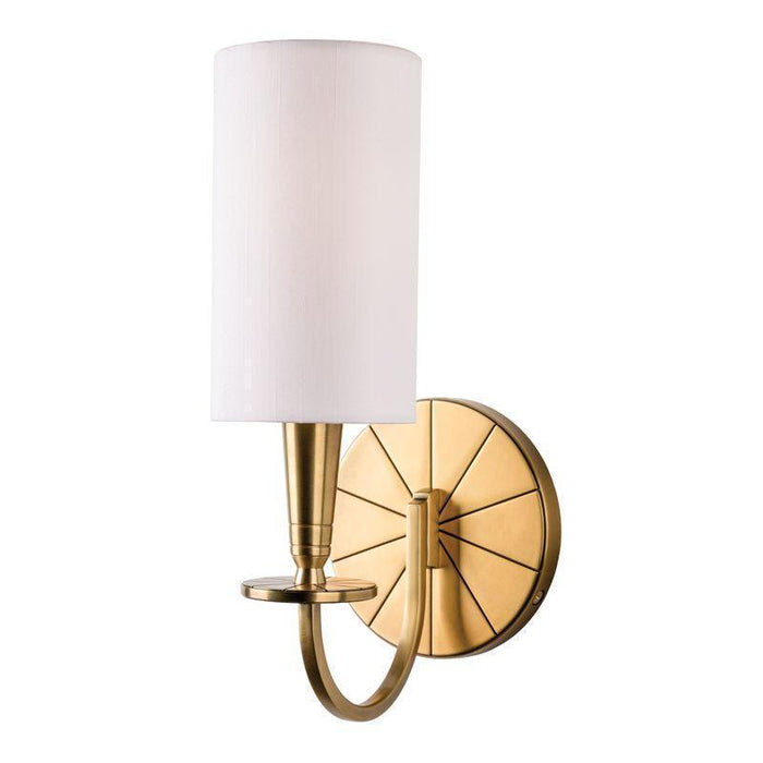 Hudson Valley Mason 1 Light Wall Sconce Model: 8021-AGB