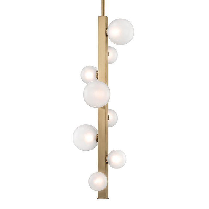 Hudson Valley Mini Hinsdale 8 Light Pendant Model: 8708-AGB