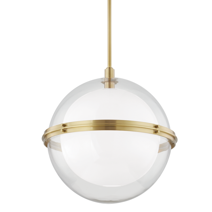 Hudson Valley Northport 1 Light Pendant Model: 6522-AGB