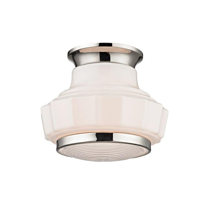 Hudson Valley Odessa 1 Light Semi Flush Model: 3809F-AGB