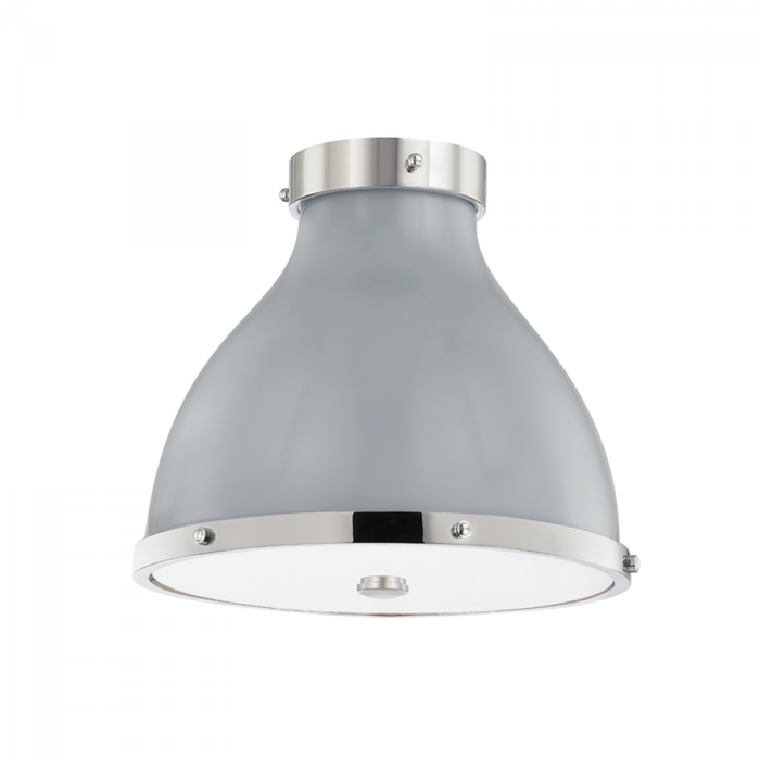 Hudson Valley Painted No. 3 2 Light Flush Mount Model: MDS360-AGB/DBL