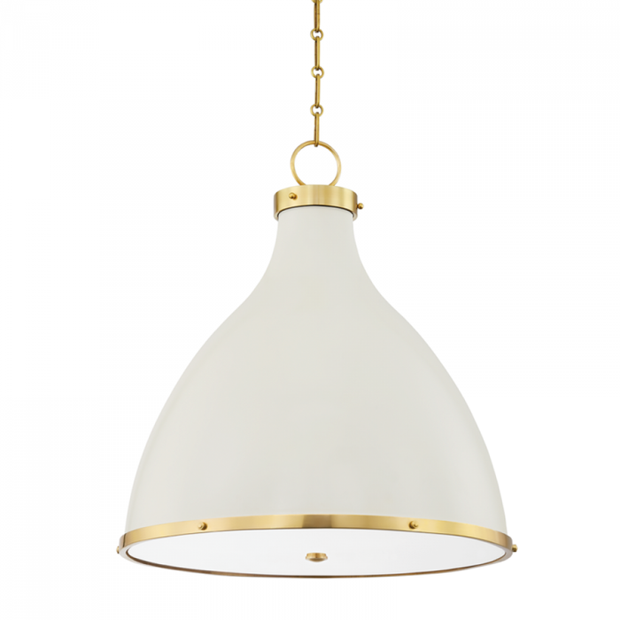 Hudson Valley Painted No. 3 3 Light Large Pendant Model: MDS362-AGB/DBL