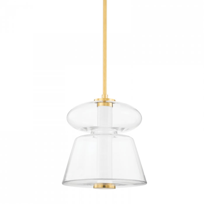 Hudson Valley Palermo 1 Light Pendant Model: 5313-BLNK