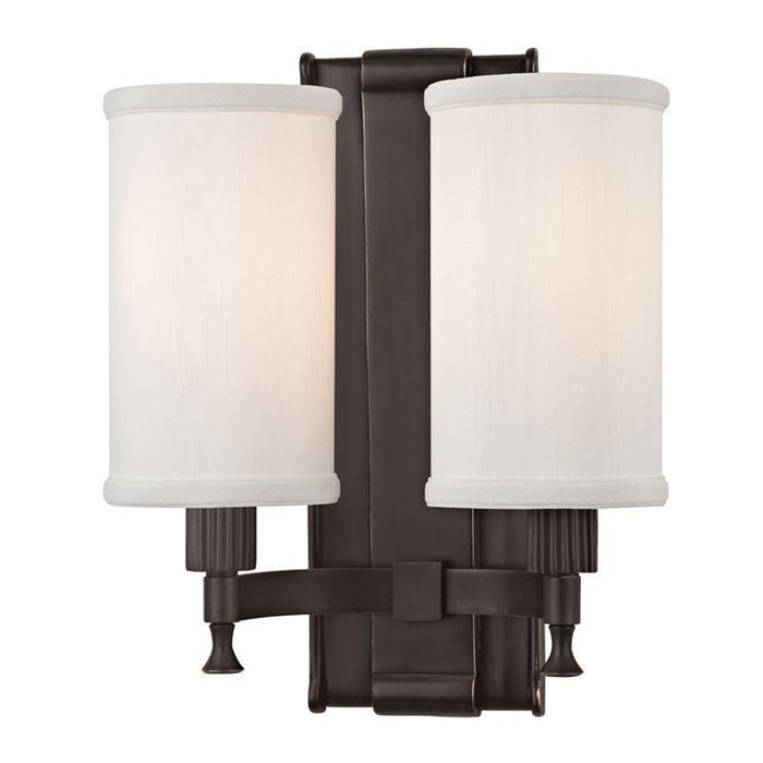 Hudson Valley Palmdale 2 Light Wall Sconce Model: 1122-AGB