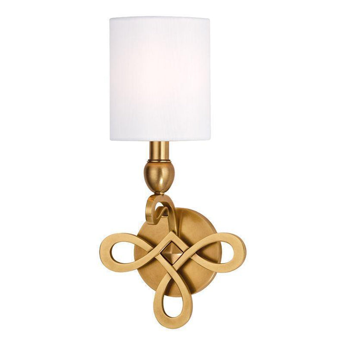 Hudson Valley Pawling 1 Light Wall Sconce Model: 7211-AGB