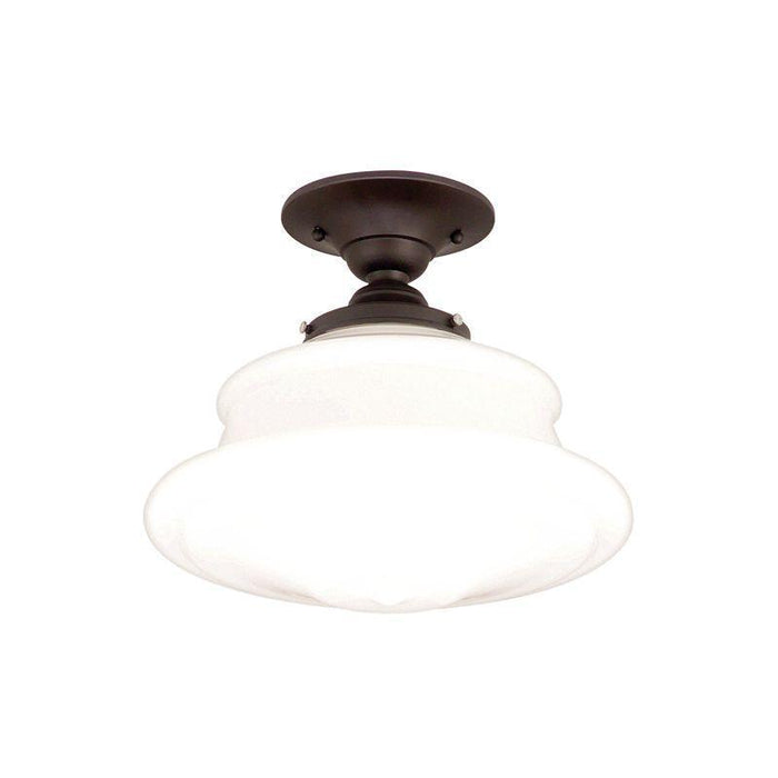 Hudson Valley Petersburg 1 Light Semi Flush Model: 3412F-OB