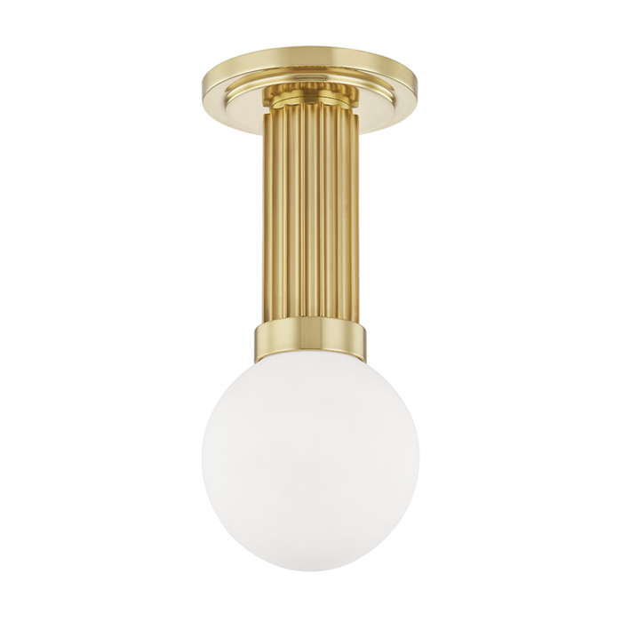 Hudson Valley Reade 1 Light Semi Flush Model: 5106-AGB