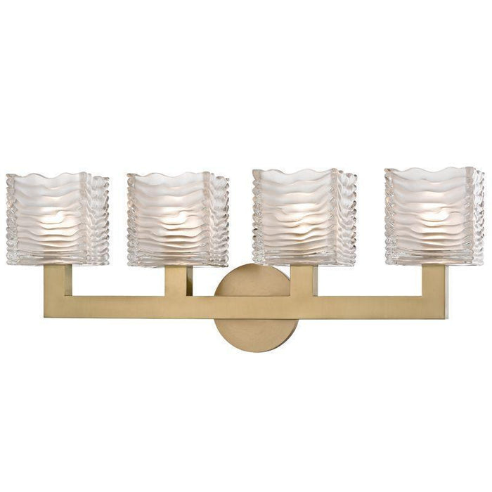 Hudson Valley Sagamore 4 Light Bath Bracket Model: 5444-AGB