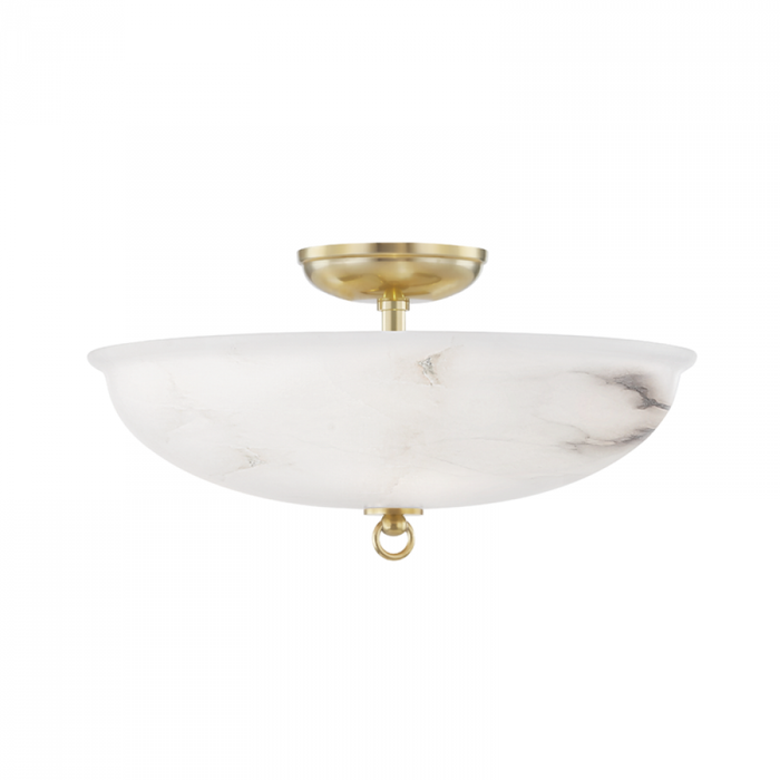 Hudson Valley Somerset 3 Light Semi Flush Model: MDS810-AGB