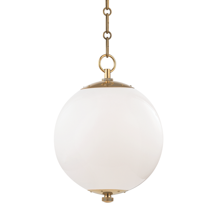 Hudson Valley Sphere No.1 1 Light Small Pendant Model: MDS700-AGB