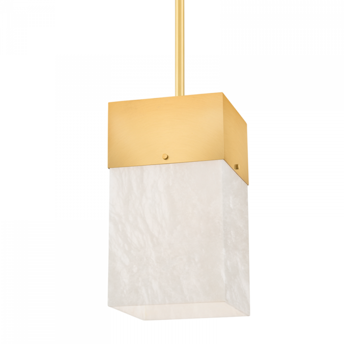 Hudson Valley Times Square 1 Light Pendant Model: 3810-AGB