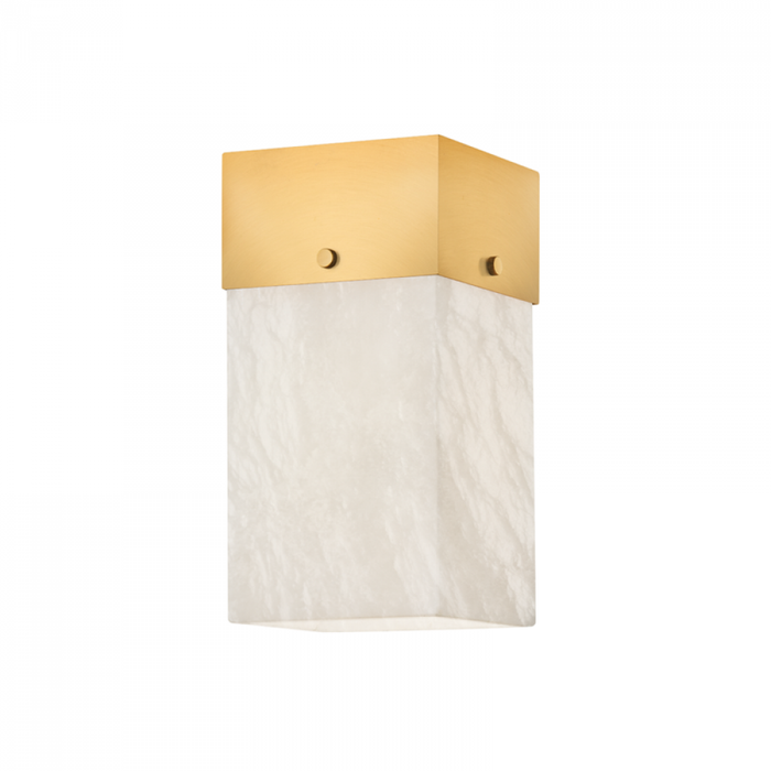 Hudson Valley Times Square 1 Light Wall Sconce Model: 3800-AGB